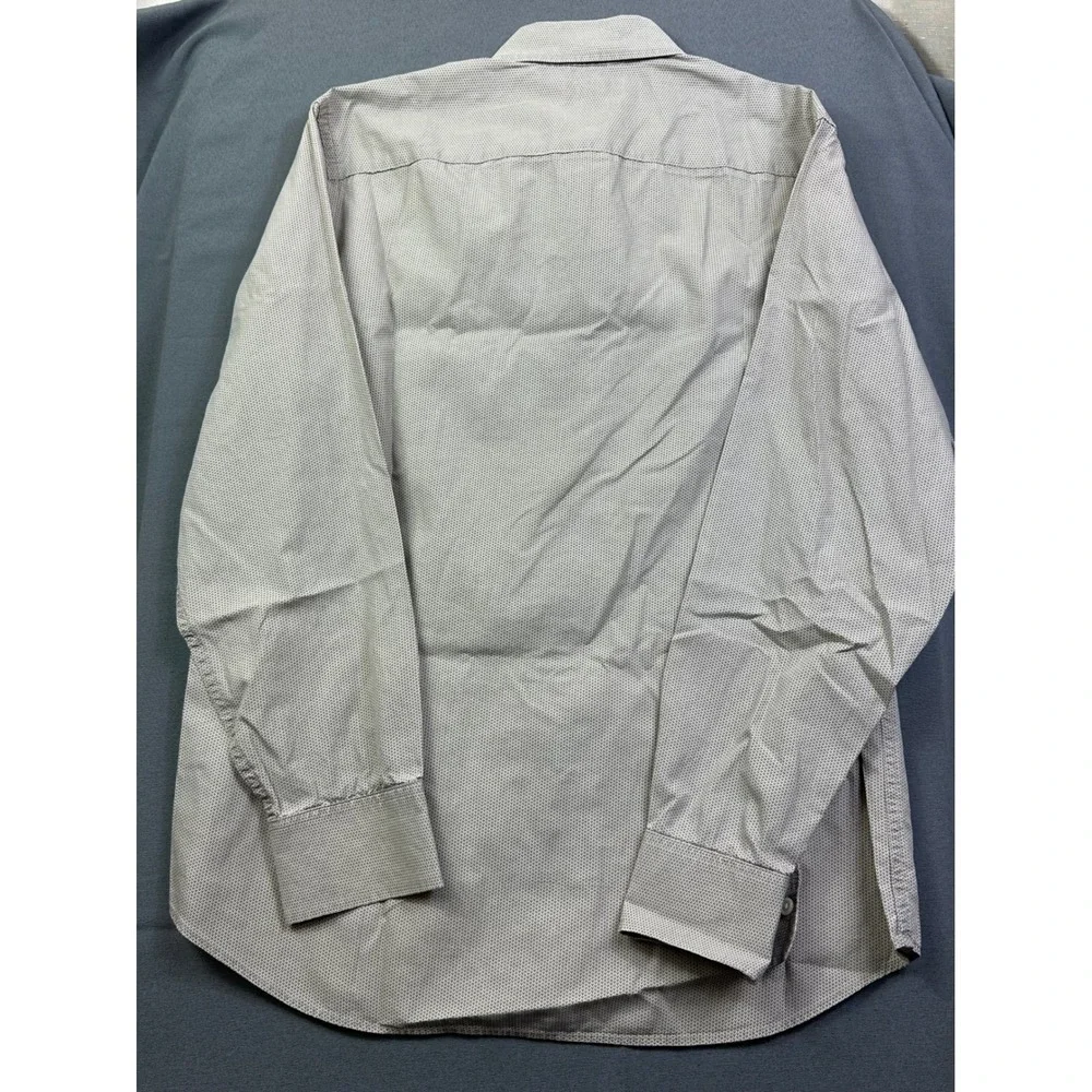 Banana Republic Men Brown Cotton‎ Shirt Size M Medium 15-15 1/2